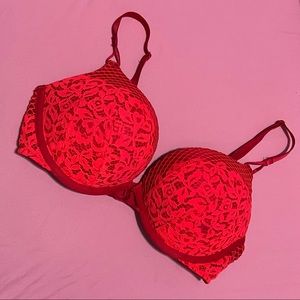 Red Lace Bombshell Bra